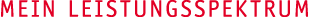 Mein Leistungsspektrum